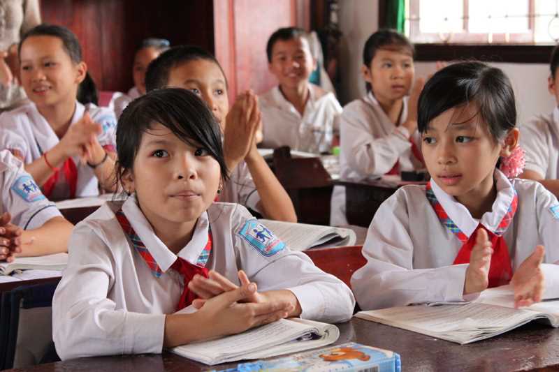 SKAGEN Fondene støtter SOS Børnebyernes skole i Viet Tri i Vietnam, som har 1250 elever.