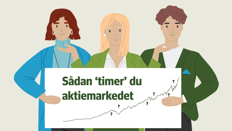 Illustration af tre personer